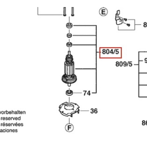 BOSCH PBD 40 POZ 804/5 ENDÜVİ 1600A000TG
