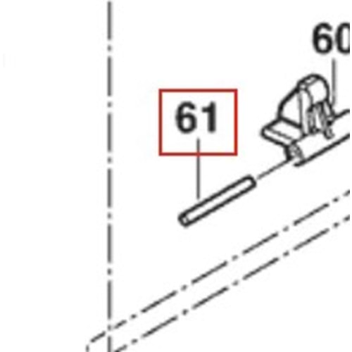 BOSCH GWS 9-115 P POZ 061 SİLİNDİRİK SAPLAMA 1600A00X5A