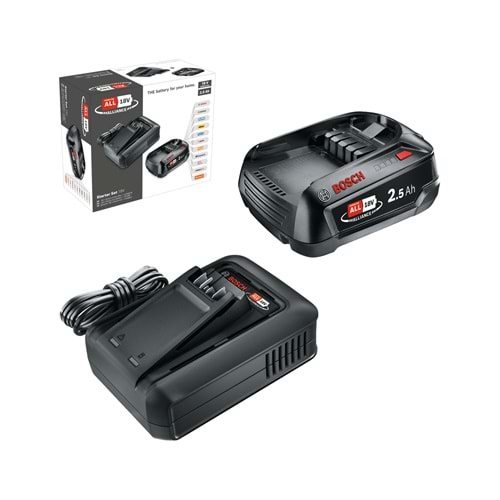 18 Volt Başlangıç Seti (1x2,5 Ah + AL 18V-44)