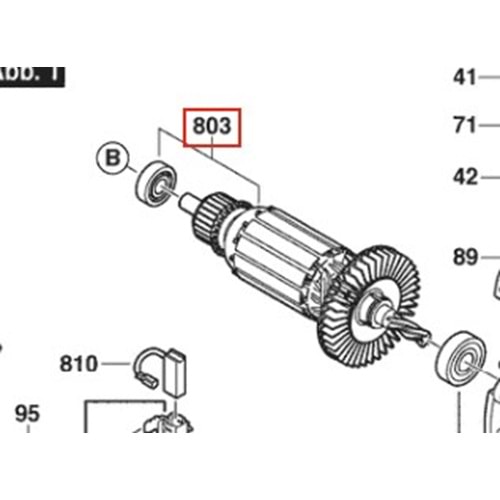 BOSCH GSB 16 RE POZ 803 ENDÜVİ 1604010BS5