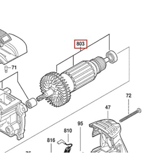 BOSCH GSB 20-2 POZ 803 ENDÜVİ 1604010BS8