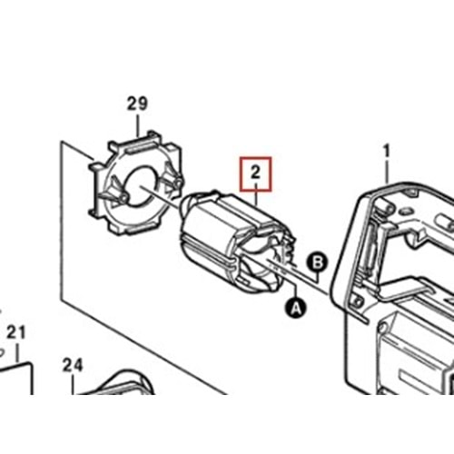 BOSCH AKE 30 B POZ 002 YASTIK 1604220354