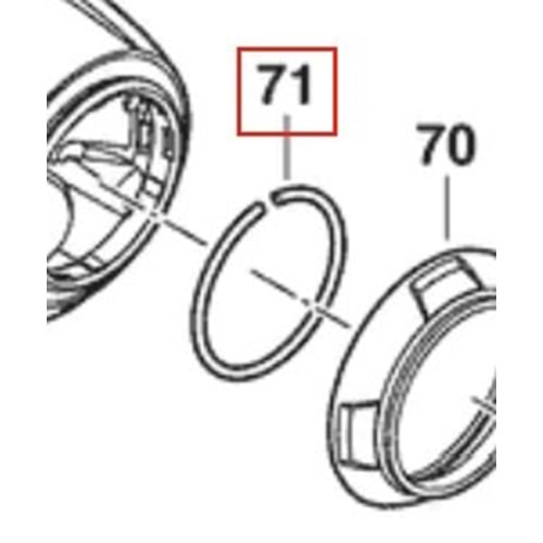 BOSCH GDR 18V-200 C POZ 071 TUTMA HALKASI 1604601037