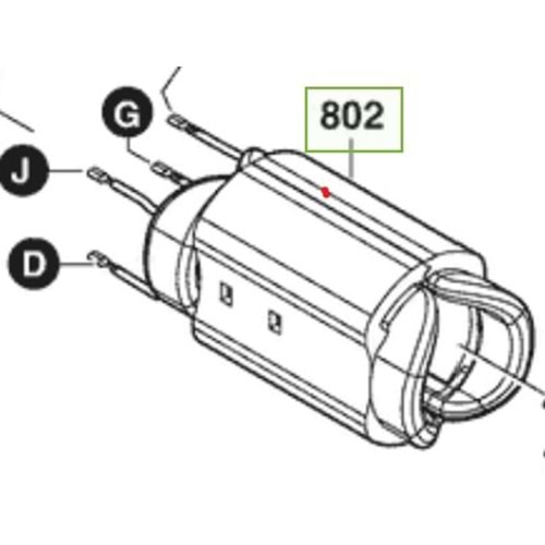 BOSCH GWS 14-125 S POZ 802 YASTIK 1607000F0M