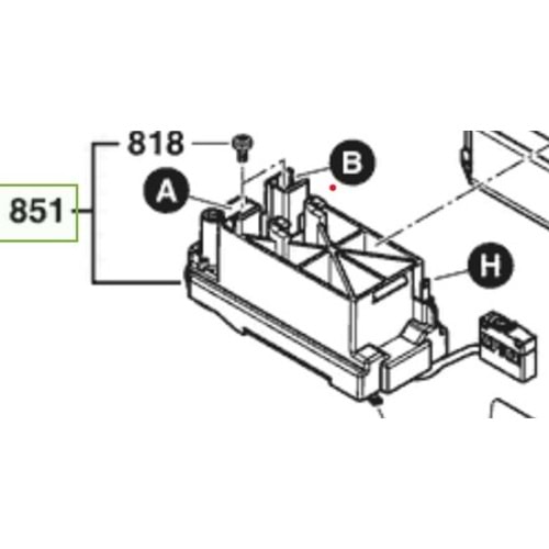 BOSCH GWS 14-125 S POZ 851 ELEKTRONİK KART 1607000F54