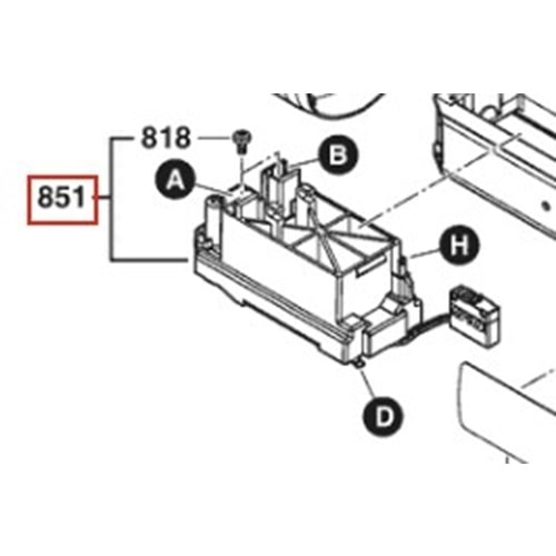 BOSCH GWS 14-125 POZ 851 DEVİR SAYISI REGÜLATÖRÜ