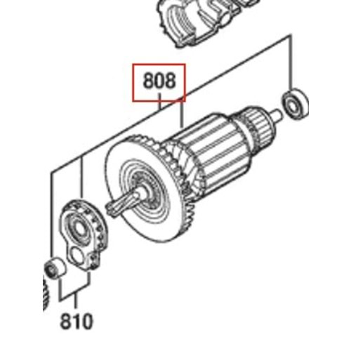 BOSCH PKS 55A POZ 808 ENDÜVİ 1609203Y11