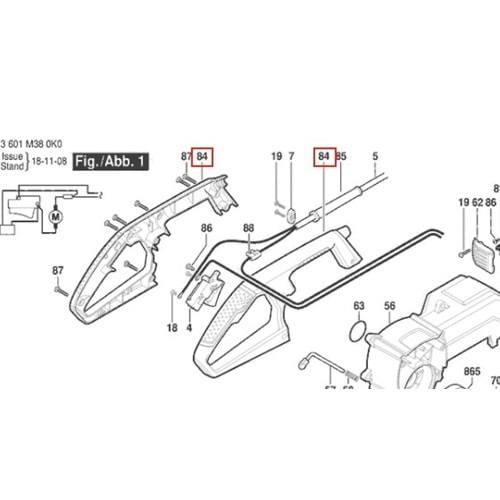 BOSCH GCO 14-24 J POZ 084 SAP 1609B01785