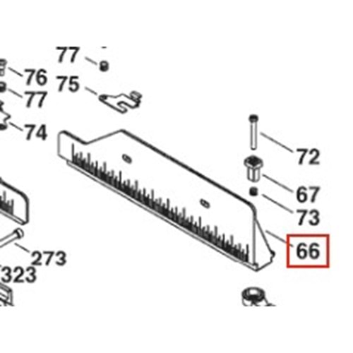 BOSCH GCM 12 GDL POZ 066 GÖNYE CETVELİ 1609B02104