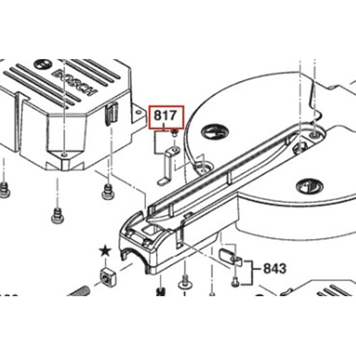 BOSCH PCM 8 S POZ 817 GÖSTERGE 1609B02737