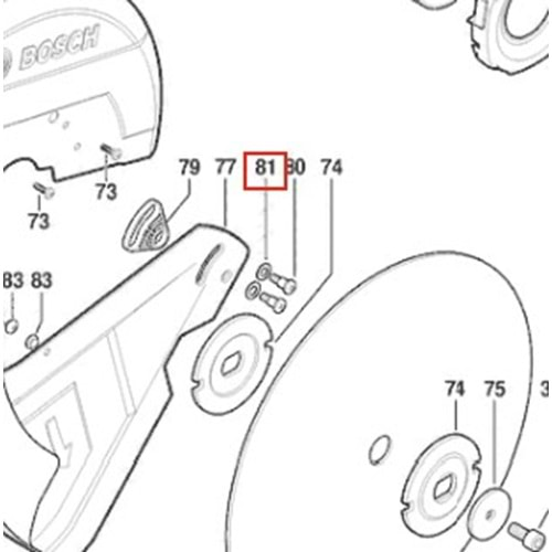 BOSCH GCO 14-24 J POZ 081 RONDELA 1609B03513