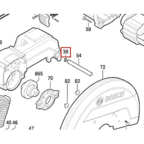 BOSCH GCO 14-24 J POZ 039 SEGMAN 1609B03628