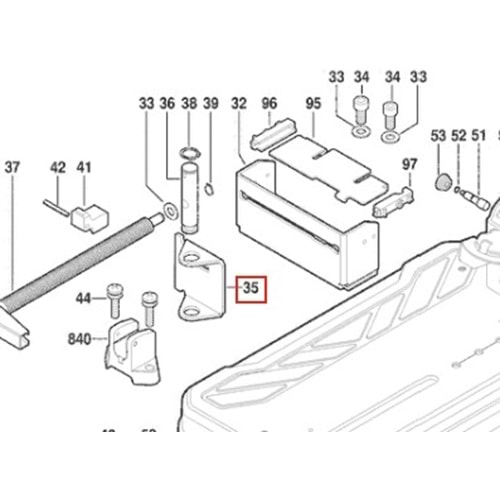 BOSCH GCO 14-24 J POZ 035 SIKMA LAŞESİ 1609B03674