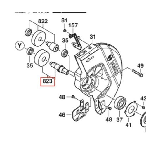 BOSCH GCD 12 JL POZ 823 MİL 1609B04682