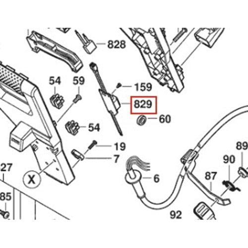 BOSCH GCD 12 JL POZ 829 ELEKTRONİK KART 1609B04695