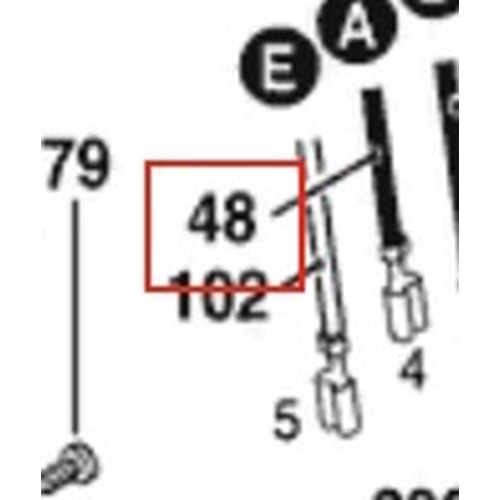 BOSH GBH 2-20 SRE POZ 048 BAĞLANTI KABLOSU 1614431023