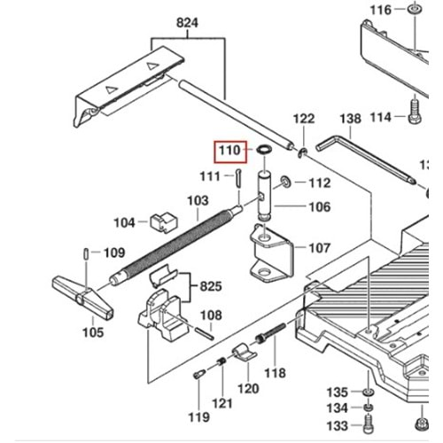 BOSCH GCD 12 JL POZ 110 EMNİYET SEGMANI 1619P03755