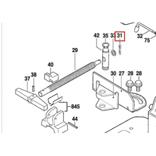 BOSCH GDC 12 JL POZ 111 PERÇİN MİLİ 1619P03756