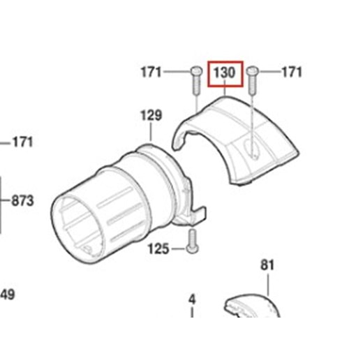 BOSCH GBH 5-40 D POZ 130 MUHAFAZA 1619P10182