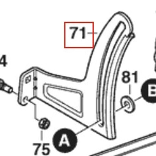 BOSCH GKS 235 TURBO POZ 071 DERİNLİK MESDENİ 1619P10230