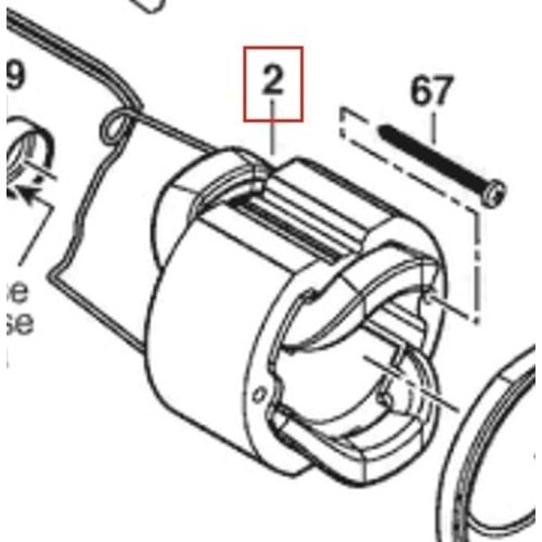 BOSCH GWS 24-230 PZ POZ 002 YASTIK 1619P14999