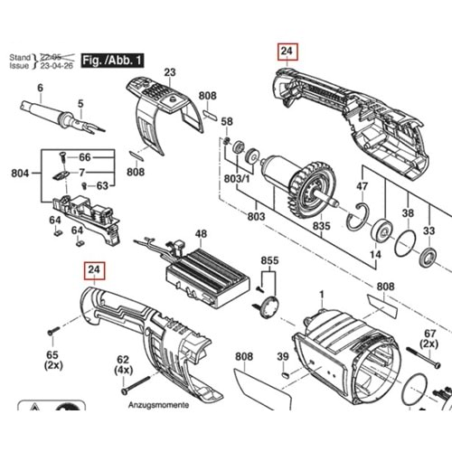 BOSCH GWS 30-230 B POZ 024 SAP 1619P16021