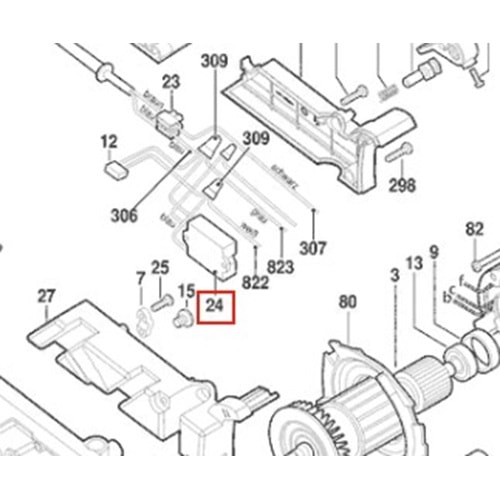 BOSCH GTM 12 JL POZ 024 YUMUŞAK START MODLÜLÜ 1619PA3393