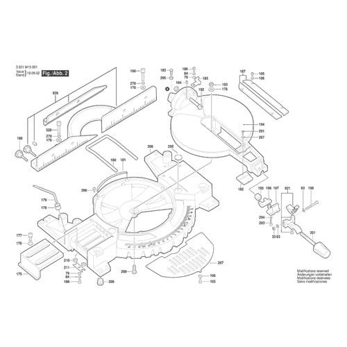 BOSCH GTM 12 JL POZ 182 GÖSTERGE 1619PA4481