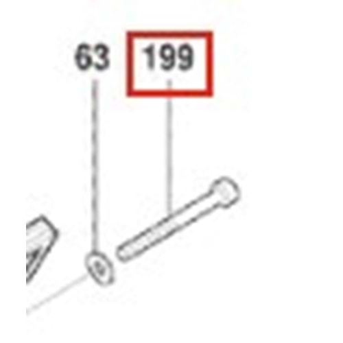 BOSCH GTM 12 JL POZ 199 VİDA 1619PA4496