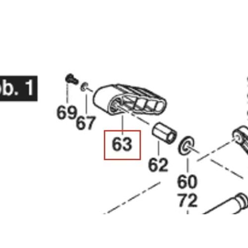 BOSCH GCM 10 MX POZ 063 GERGİ KOLU 1619PA6963