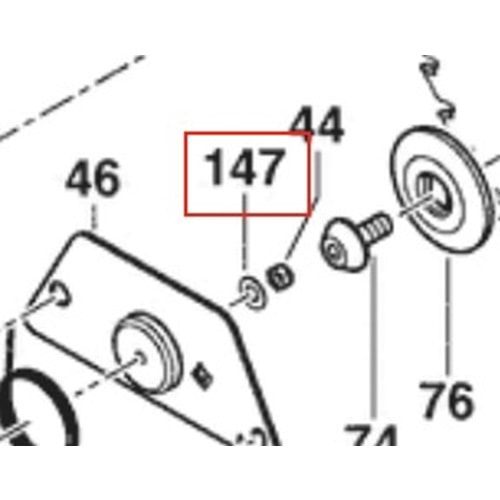 BOSCH GCM 10 MX POZ 147 DÜZ RONDELA 1619PA7029