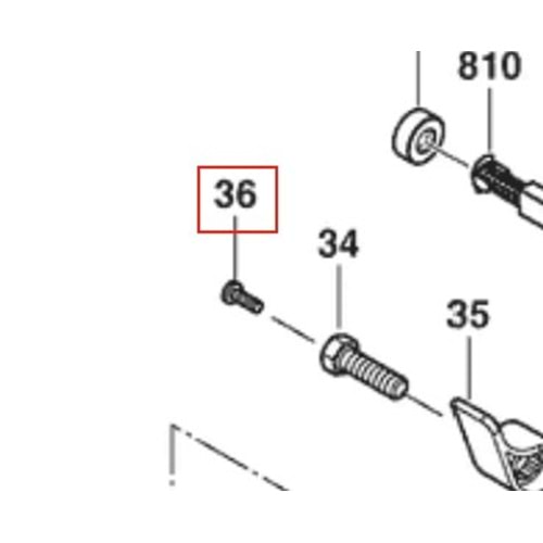 BOSCH GOF 130 POZ 036 VİDA 1619PB5469