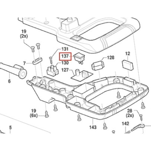 BOSCH GCM 216 POZ 137 ŞALTER 1619PB6239