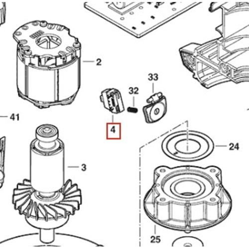 BOSCH GEX 185-LI POZ 004 ŞALTER 1619PB7514
