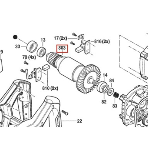 BOSCH GRW 140 POZ 803 ENDÜVİ 1619PC1757