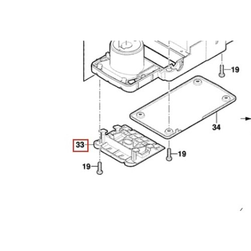 BOSCH PHO 1500 POZ 033 AYAR SÜRGÜSÜ 1619X08462
