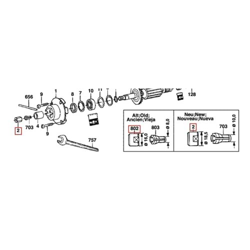 BOSCH GGS 27 C POZ 002 SOMUN 2603312006