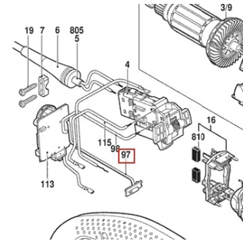BOSCH GST 150 BCE POZ 009 TOPRAKLAMA KABLOSU 2604448343