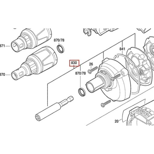 BOSCH 6-60 TE POZ 830 ŞANZIMAN SET 2606200955