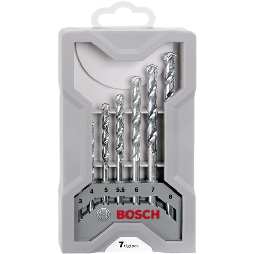 BOSCH CYL-1 Taş Matkap Ucu Seti 7'li (v1) 2607017035