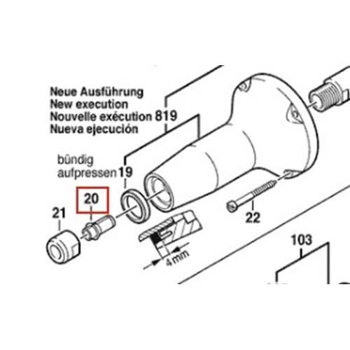 BOSCH GGS 27 LC POZ 020 PENSET 2608570077