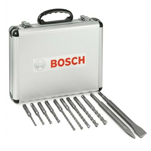 BOSCH SDS PLUS UÇ VE KESKİ 11 Lİ ÇANTALI SET 2608578765