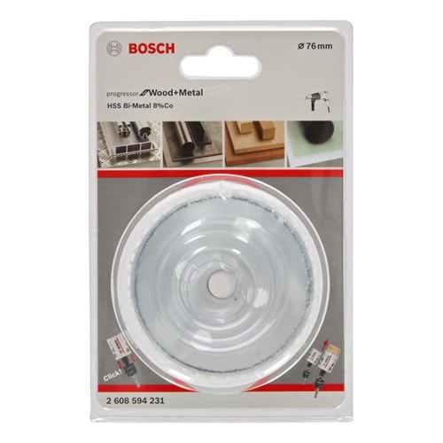 BOSCH PC-Plus pW&M Delik Açma Testeresi 76 mm 2608594231