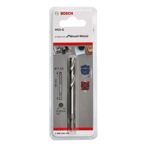 BOSCH PC-Plus Panç Merkez Ucu pW&M HSS-G 85mm 2608594254