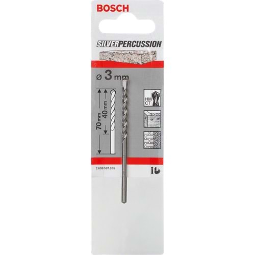 BOSCH CYL-3 Beton Matkap Ucu 3*70 mm 2608597655