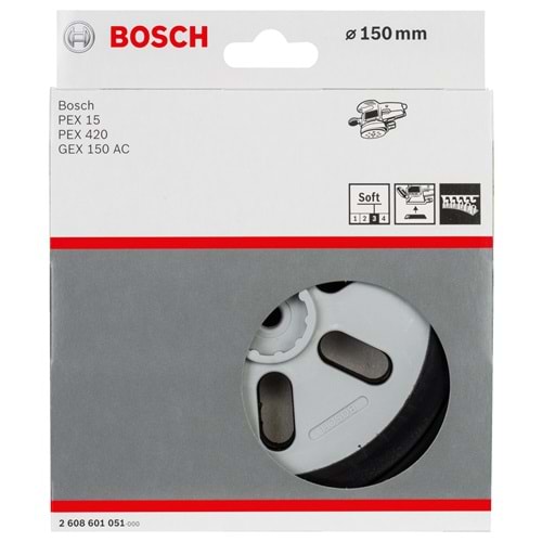 BOSCH Zımpara Tabanı 6D-Y 150mm GEX150AC/PEX15 2608601051