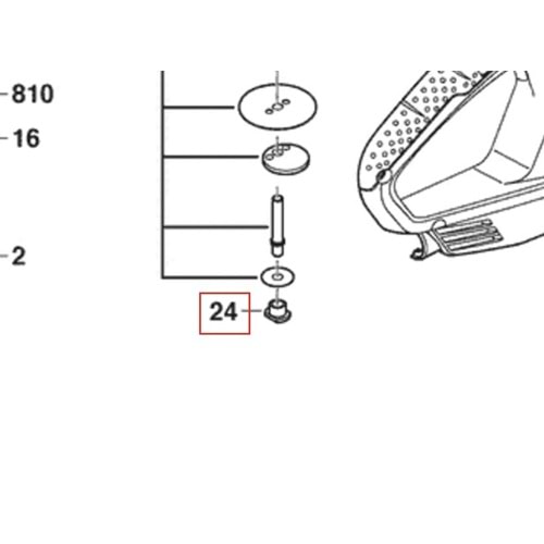 BOSCH AHS 45-16 POZ 024 BURÇ 2609004018
