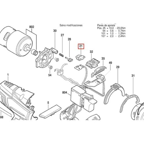 BOSCH PSR 18 LI-2 POZ 021 MERCEK 2609004270