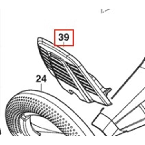 BOSCH AHS 48-26 POZ 039 KORUMA KAPAĞI 2609005047