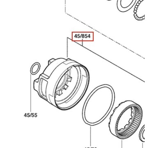 BOSCH GDS 250-LI POZ 45/854 FLENÇ KASASI 2609199937